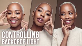 How to EASILY Control the Light on Your Backdrop