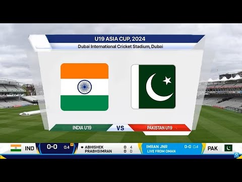 IND U19 vs  PAK U19 | INDIA U19 vs PAKISTAN U19 live today | bet on it Live