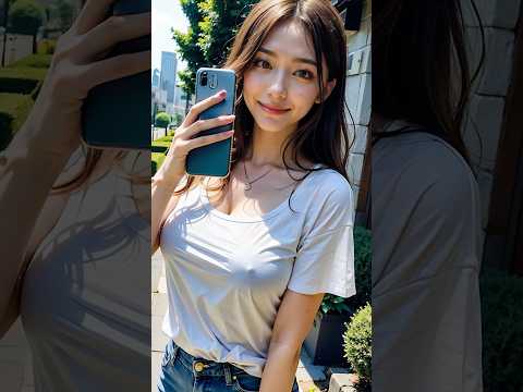 【4K】ノーブラ散歩 | AI LOOKBOOK | ai art | モデル