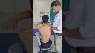 Rhomboids muscle stretch for Upper back pain relief. #stretching #rhomboids #painrelief