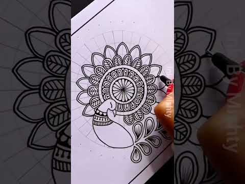 Mandala art for beginners | mandala art | shorts | youtube shorts