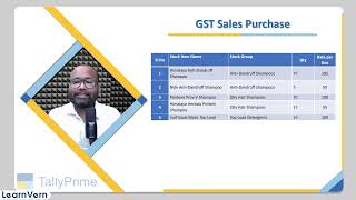 GST sale and purchase entry in tally #tally #tallyprime #tallysolution #tallyerp