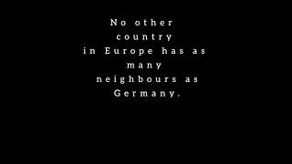 Germany shares Boundaries with countries? #EuropeCountry #educationalvideo#studyvideo #visionacademy