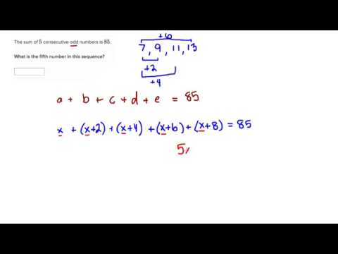 Sum of Odd:Even Consecutive Integers