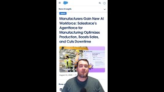 🚀 Salesforce Introduces Agentforce for Manufacturing! 🏭