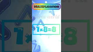 multiplication 1 tables | #childrenseducation #kids #kidslearning #learning #mathstables #1table