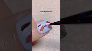 Easy Floral Brush Nail Art 💅 💥  #creativityeveryday #nails2024 #artwork #nailsinspiration #nailsnail