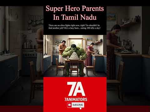 Superheroes' Parents in Tamil Nādu and their advices #superman #batman #spiderman #ironman