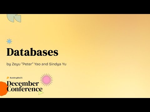 Databases - Workshop Playback | BuildingBloCS 2024