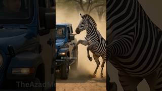 Hero Ranger Acts Fast to Save Baby Zebra in the Wild! #rescue #shorts #baby #animals