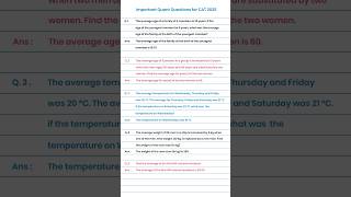 5 Important CAT Quant Questions That Could Make or Break Your Score  #cat2025 #catquantseries #exam