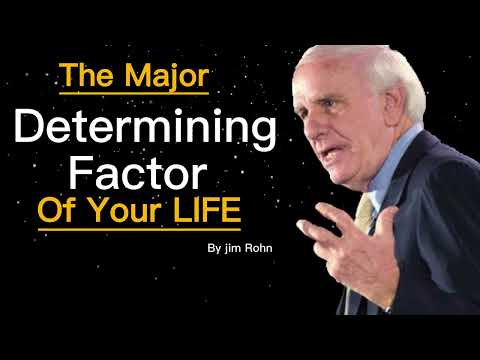 Success Mindset Jim Rohn's Insights on The Major Factor in Your Life | Motivational Speech