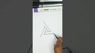 #shorts#3d drawing #easy trick # fun in learning # ladki dekhi muh se seeking baje