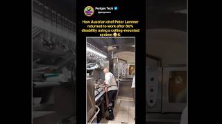 This Device Helped a Disabled Chef Work Again 😳💪 #shorts #inspiration #technology #innovation #life