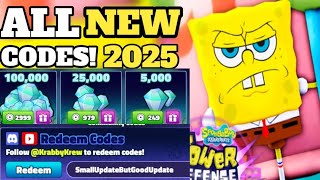 ALL UPDATED 💥🌞 [ CODES ] SPONGEBOB TOWER DEFENSE ROBLOX CODE AUGUST 2025- SPONGEBOB TOWER DEFENSE 