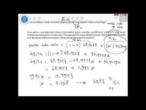 ITB - Kuliah Online Kimia Dasar B - Latihan topik Atom dan Molekul - Dr. Grandprix T. M. Kadja