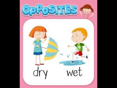 Opposite words for kids| learn the opposite of common words in English| use opposite words for kids