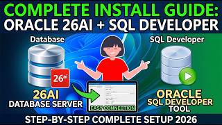 How to Install Oracle 26AI and SQL Developer on Windows 10/11 [ 2026 Update ] Oracle SQL Programming