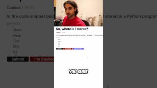 Python dev fails the first question asked.