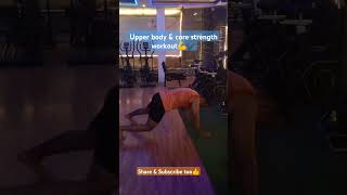 Upper body & core strength workout #FatLossWorkout #CoreStrengthWorkout #homeworkout #CardioWorkout