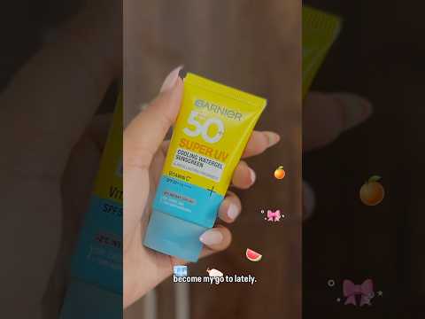 Garnier Super UV Cooling Sunscreen #sunscreen #review #asmr #garnier #uv #creator