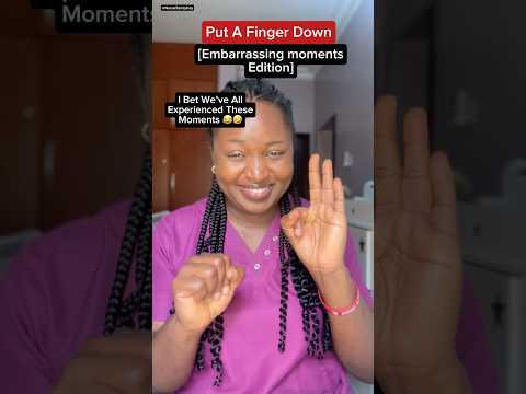 Put a finger down, embarrassing moments edition #shorts #embarrassingmoments #putafingerdown