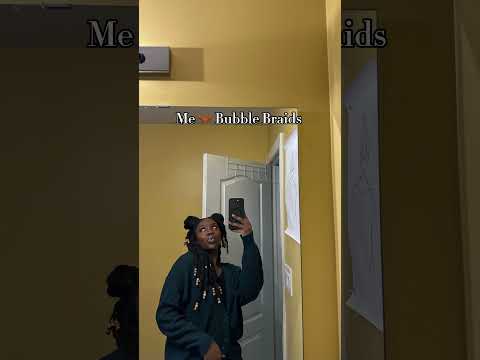 These bubbles braids/Poodle puffs are a personal fav #bubblebraid #naturalhairstyles #hairtutorial