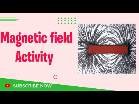 Magnetic field experiment around a magnet । Crafts Space।