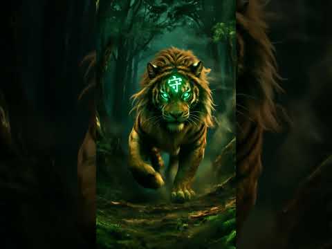 Guardian Tiger – Protector of the Sacred Forest!#GuardianTiger #NaturePower #ForestSpirit