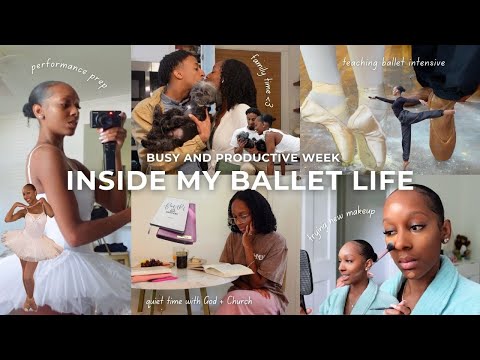 Realistic + Busy Week as a Ballet Teacher & Dancer 🩰 | Summer Intensive, Wedding Solo, Daily Life 🤍✨