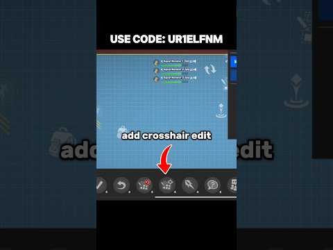 How to crosshair edit in Fortnite Mobile #crosshair #crosshairedit #epicpartner