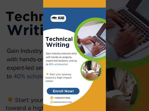 Technical writing online course provider