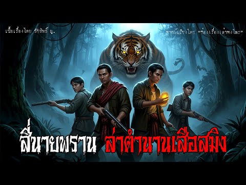 สี่นายพราน ล่าตำนานเสือสมิง  | พรานบุญยืน EP.4 | เรื่องเล่าพงไพร