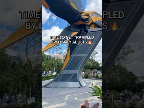 Guardians cosmic rewind one of the best rides in Disney but that preshow line can be brutal!! 😂