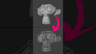 Blender how to make one object wireframe #3dmodeling  #blender3d  #blender