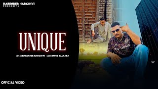 UNIQUE (Official Video) | Harender Haryanvi | New Haryanvi Songs 2026
