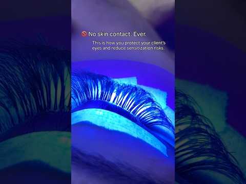 protect your clients from irritation! ❤️‍🩹 #lashextensions #lashtech #lashallergies