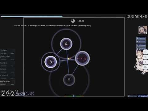 osu! Komiya Mao - (can you) understand me .Relax Full Combo