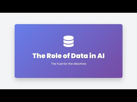 1.19 The Role of Data in AI