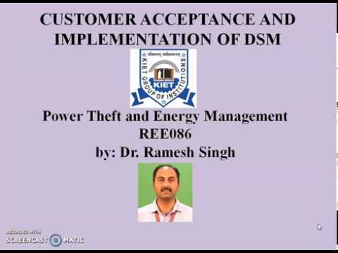 L  10 ISSUES WITH CUSTOMER ACCEPTANCE AND IMPLEMENTATION OF DSM