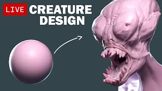 [LIVE] Sculpting - Creature Design