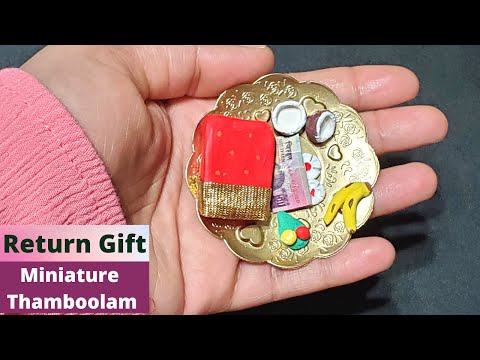Miniature Thamboolam | Return Gift |Traditional Indian Return Gift |Low Cost DIY