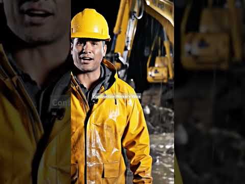 Rainy Day Digging – Construction ASMR in the Mud ☔🚜