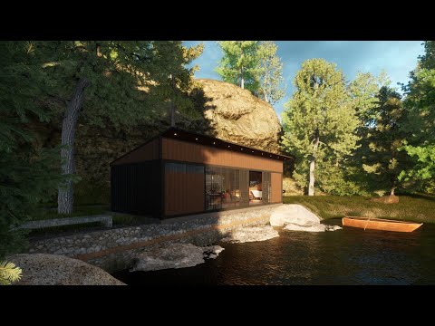 Shipping Container Cozy Cabin Retreat!