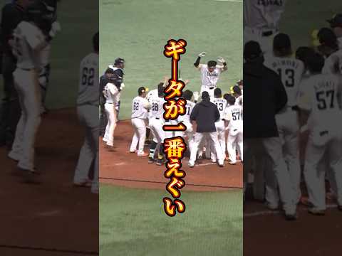 【プロ野球】ギータ、逆転サヨナラスリーランホームラン！！！#プロ野球 #柳田悠岐 #サヨナラホームラン