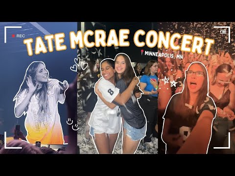 WHAT IT'S LIKE AT A TATE MCRAE CONCERT!!! ~📍Minneapolis, MN