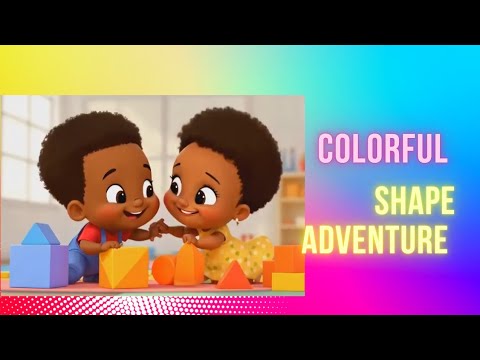 Jabbar & Joy COLORFUL SHAPE ADVENTURE! #colors #shapes #kidstv #kidsanimation #animation #learning