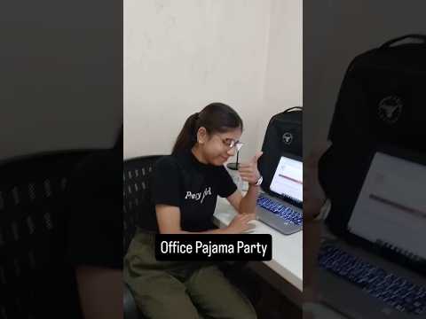 Pajamas  ON  | Pajama Party - When the office turns into a slumber party zone!         #reel #Office