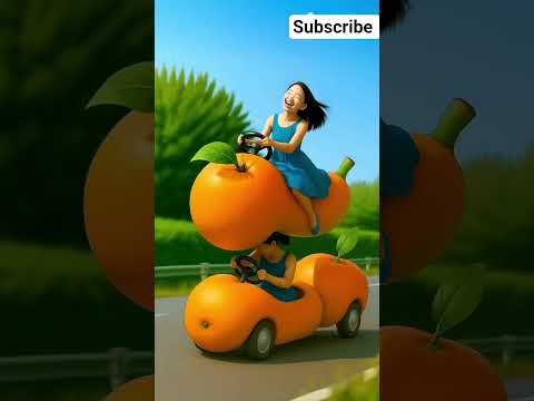 Orange car vs orang aeroplane #like #subscribe #shortvideo