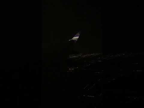 飛行機から見る夜のタイ🇹🇭(2018年7月22日)